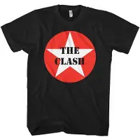 The Clash T-Shirt Star Badge Homme Noir - Taille M