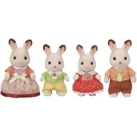 Sylvanian Families La Famille Lapin Chocolat Pop