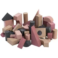 BabyTrold - foam building blocks - Dusty Rose (18-49DR)