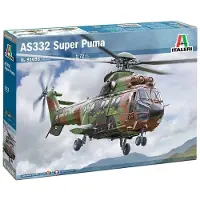 Italeri Modelbouwpakket Militaire voertuigen - 91096 Eurocopter AS332 Super Puma - Franse Helikopter Plastic - 1:72 - Modelbouw