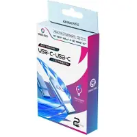 Oniverse 3701417802078 USB-kabel 2 m USB A USB C Blauw, Zilver