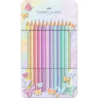 Faber Castell 201910 Metallic Case Pastel Sparkle Kleurpotlood 12 Eenheden