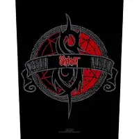 Slipknot Embleem - Crest - voor Geen - zwart-rood-grijs - Maat Standard
