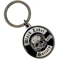 Ginza.se Black Label Society - SDMF Sleutelhanger - Zilverkleurig/Zwart