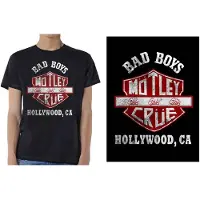 Motley crue T-Shirt Bad Boys Shield Homme Noir - Taille L