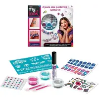 Ginza.se Sparkling Glitter Tattoos & Nails (crss16) Craft Kit Roze