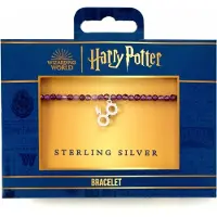 Ginza.se - Harry Potter - Halfedelstenen Armband met Sterling Zilveren Bliksemschicht en Bril Bedel