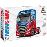 Wittmax Modelbouwpakket Vrachtwagens - 3963 Iveco Stralis S-Way 4x2 - Moderne Truck - Vrachtwagen Plastic - 1:24 - Modelbouw