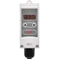 Emos Thermostaat met beschermbuis P5686, Thermostaat, Wit