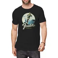 Fender T-Shirt Surfer Homme Noir - Taille XL