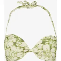 Osaga voorgevormde dames bikinitop met bloemenprint maat XXL