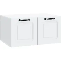 vidaXL Wandmontage TV-kast Wit 59,5 x 41 x 30 cm Bewerkt hout