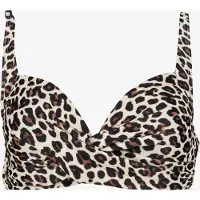 Osaga voorgevormde dames bikinitop panterprint maat S
