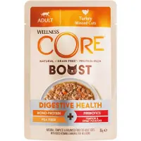 Wellness Core 14x Kattenvoer Boost+ Digestive Health Kalkoen 85 gr