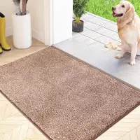 Famanu - Vuilvanger Voetmat, Antislip Machine Wasbare Voetmat, Deurmat met Waterabsorberende en Zachte Microvezels voor Hond, Entree, Deur en Gang