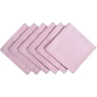 Famanu – Set van 6 oversized chambray servetten, 50 x 50 cm, ideaal voor dagelijks gebruik en speciale gelegenheden