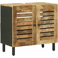 vidaXL Badkamerkast set 2 st Naturel 62 x 33 x 58 cm
