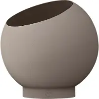 AYTM Globe Bloempot Ø17 cm | Taupe