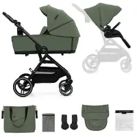 Kinderkraft Kinderwagen Yoxi 2-in-1 Mystic Green