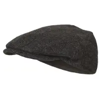 Härkila - Badanloch Schiebermütze - Pet 57 cm, zwart/grijs