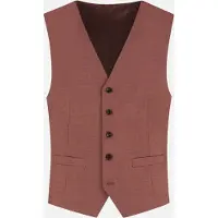 Gents - Gilet / Vest heren - - Polyblend - Roodbruin - Maat 52/52