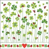 Ambiente Cocktail Servetten Good luck - - 25x25 cm