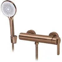 REA Badkraan Ontario Side Brush Copper