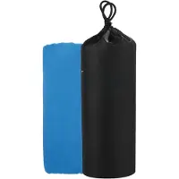 Famanu – Microvezel Sporthanddoeken Sneldrogende en Absorberende Gymhanddoek Workout Zweethanddoeken Voor Sportschool - Yoga - Camping - 3 Stuks 40 cm x 80 cm,Blauw +Paars +Grijs