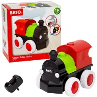 BRIO Steam & Go Train 30411 Rood Kinderen