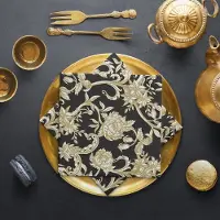 Famanu - Luxe Papieren Servetten – 20 stuks 33x33 cm – Druiven Design – Waterbasis Inkt – Tafeldecoratie