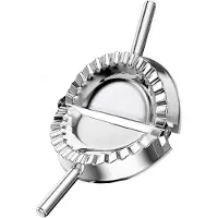 Famanu – RVS empanada en dumpling pers XL 15 cm voor ravioli pierogi en deegwaren