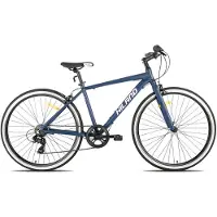 Hiland Stadsfiets en Hybride Fiets - 28 Inch (700C) - 7 Speed - Unisex Fiets voor Woon-werkverkeer