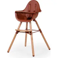 Childhome Evolu Kinderstoel - Verstelbaar in hoogte - Roest - 6m tot 6j - 56 x 56 x 92 cm