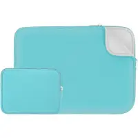 Famanu - 13,3 inch beschermhoes met extra tas, waterbestendige sleeve geschikt voor 13-14 inch