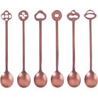 Sambonet Theelepel Party Oriental Living Antique PVD Copper (6-Delig)