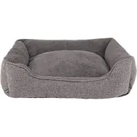Famanu Hondenbed en Kattenbed Medium – Zacht dierenbed met afneembare hoes en antislipbodem, 75 x 60 x 21 cm