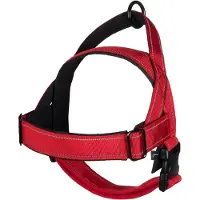 Famanu – Hondenharnas - verstelbaar - voor kleine - middelgrote en grote honden - reflecterend - anti-ontsnapping - zonder trekken - hondenharnas - jacht - training - outdoor - rood - S