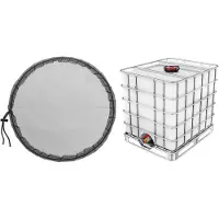 Famanu - Deksel filter mesh cover polyester 35 cm zwart