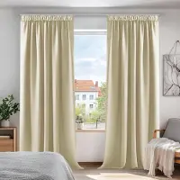 Famanu Verduisterende Gordijnen - Hoogwaardig Polyester - Set van 2 - 140x175cm