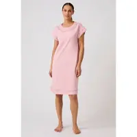 Damart - Nachthemd van zuiver biologisch katoen* - Dames - Roze - 42-44 (M)