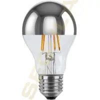 Segula LED lamp E27 | Peer A60 | Filament | Kopspiegel | Zilver | 2700K | Dimbaar | 3.2W (26W)