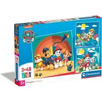 Clementoni paw patrol puzzel 3 x 48 stukjes