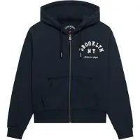 Superdry Athletic Essentials Relaxed Crop Sweatshirt Met Rits