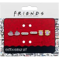 Ginza.se - FRIENDS TV Show - Set van 3 Oorbellen - Frame - Koffie Kopje - FRIENDS Logo