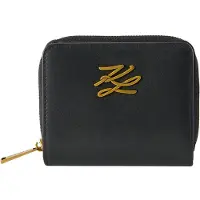 Karl Lagerfeld Portemonnee 'K/AUTOGRAPH' goud / zwart