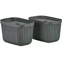 Zone Denmark Opbergbox Pulp Black 23 x 15 cm (2-delig)