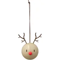 Hoptimist Reindeer Ornament Latte (Set van 2)