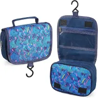 Famanu - Ophangende toilettassen voor vrouwen, tieners, meisjes, Minnie Mouse cosmetische tas, reisaccessoires, cadeaus, Blauwe Eén maat, Cosmetische tas