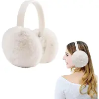 Famanu – Oorwarmers voor dames en, afneembaar en wasbaar, warme pluche oorschelpen