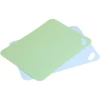 Famanu -Flexibele snijmat (antislip) - set van 2, materiaal: kunststof (PP), afmetingen: 38 x 29 x 0,2 cm, kleur: groen, lichtblauw | 30552